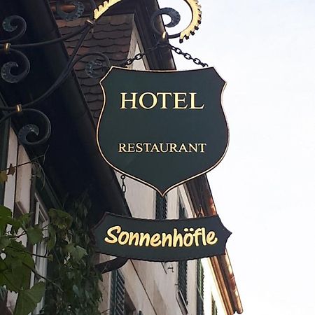 Hotel & Restaurant Sonnenhoefle Sommerhausen Esterno foto